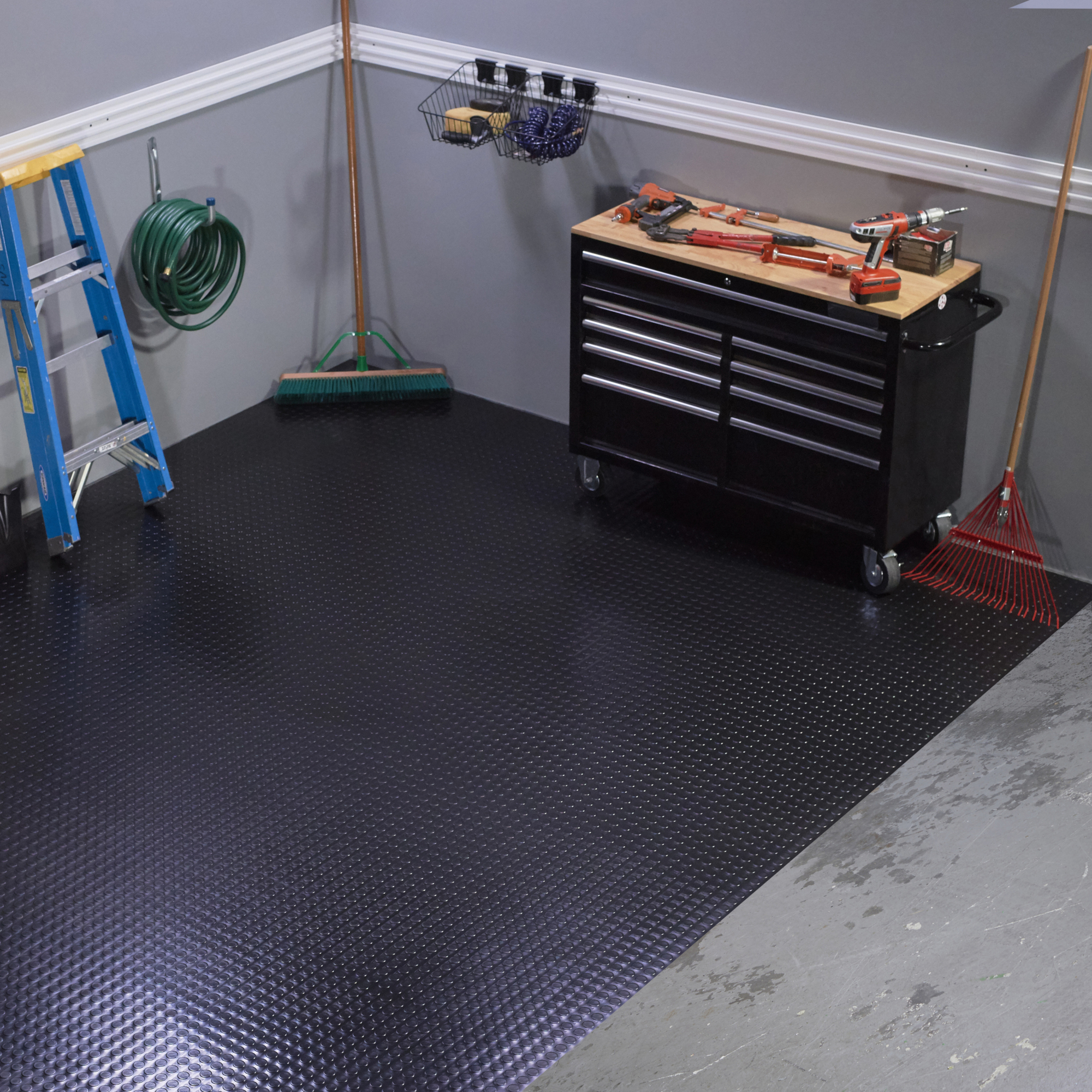 G-Floor, Vinyl Floor Protector Mat, Coverage Area 127.5 ft², Model# GF75CN717MB